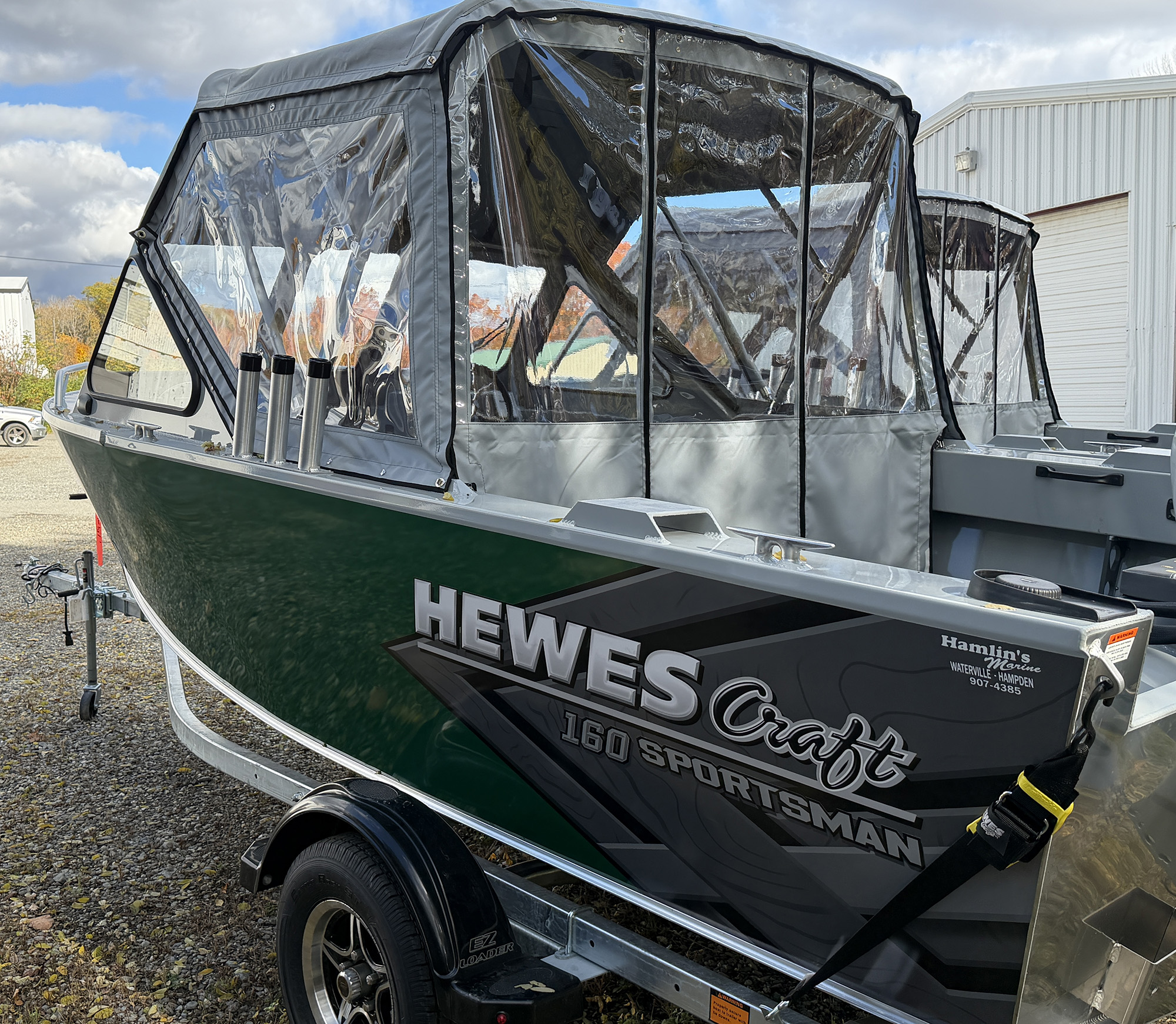 2026 Hewescraft 160 - Gray/Green